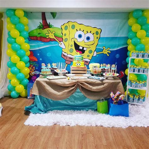 Spongebob Birthday Party, Birthday Theme, Birthday Party Decorations ...