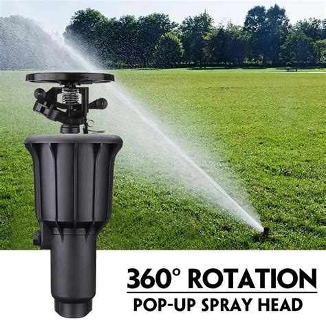 Grassland Integrated Sprinkler High pressure 360 Degrees Rotating Watering Pop up Spray Head ...