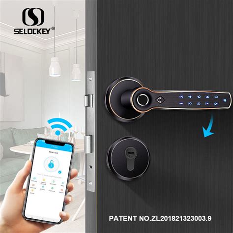 Double Sided Fingerprint Electric Smart Dual Bluetooth Gate Locks