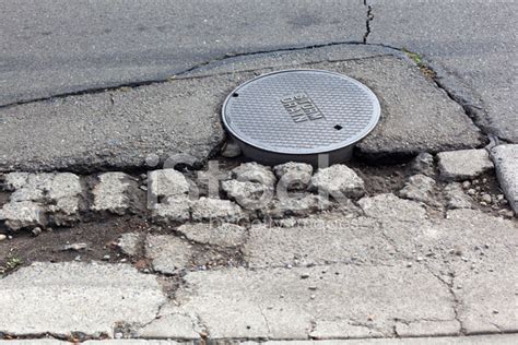 Damaged Road Gutter Stock Photos - FreeImages.com