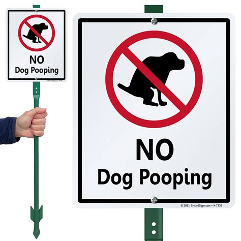 No Dog Poop Signs (from $8)