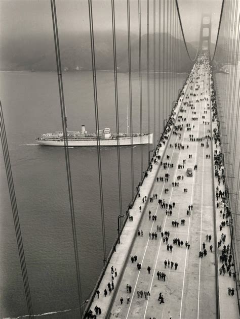 jⒶger, Golden Gate bridge - opening day. 1937