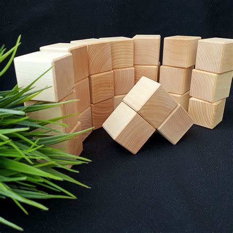 Wooden natural blocks for Kids BIG set of 24 pcs. Stacking | Etsy