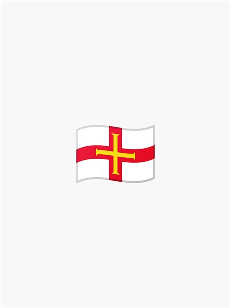 " Emoji Flag Guernsey" Sticker for Sale by Stickypegatinas | Redbubble