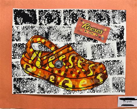 Shoe candy project | School art projects, Art lessons middle school, Elementary art