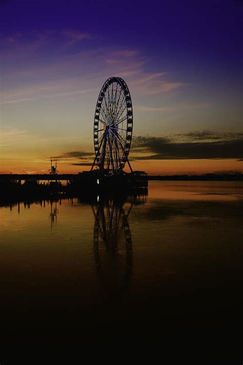 National Harbor Ferris Wheel Photograph by Richard Davis - Fine Art America