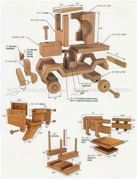 Simple Wood Crafts Plans | Wooden toy trucks, Wooden toys plans ...