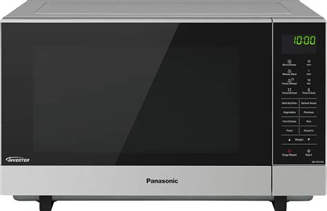 Panasonic 27L 1000W Flatbed Inverter Microwave, Stainless Steel (NN ...