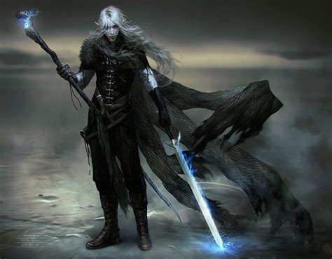 The Hunt by tincek-marincek drow dark elf vampire swordmage wizard ... Fantasy Races, High ...