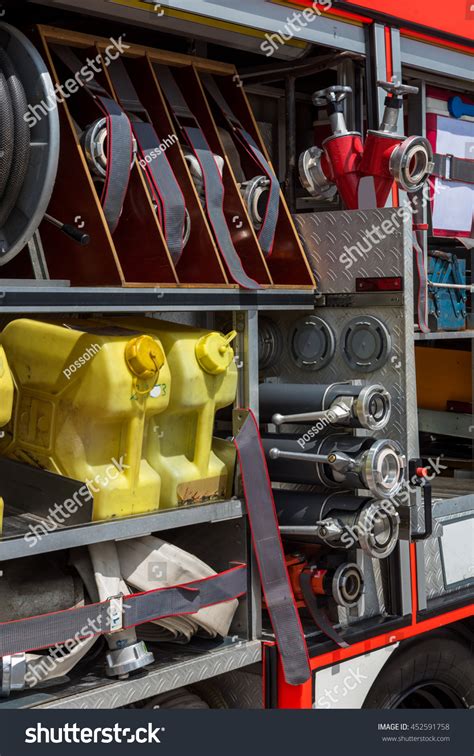 Interior View Fire Truck Equipment Stock Photo 452591758 | Shutterstock