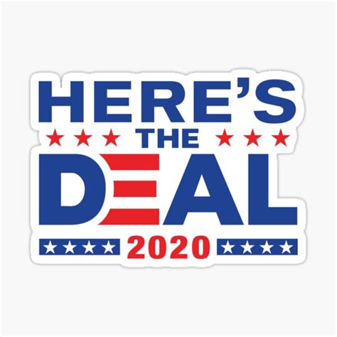 "Here's The Deal Biden Trump Debate Mix WTFBrahh" Sticker by WTFBrahh | Redbubble