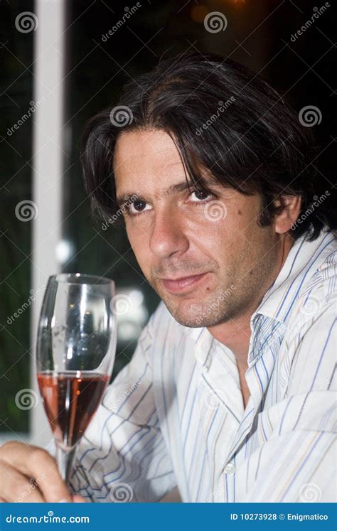 Man drinking wine stock photo. Image of alcohol, caucasian - 10273928