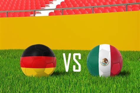 Premium Photo | Germany vs mexico in stadium