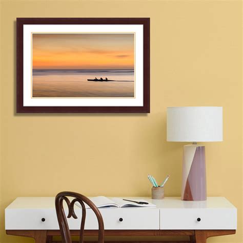 Rowing Boat Sunset – Framer