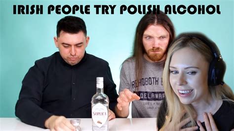 Polish reacts to: Irish people try Polish alcohol - YouTube