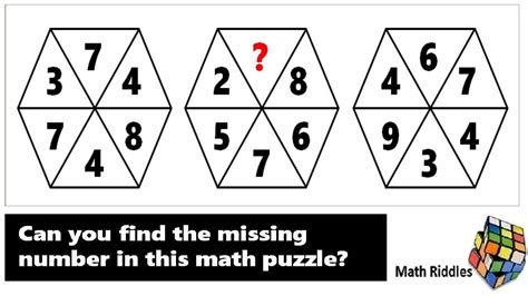 Math Riddles: Find the Missing Number Puzzles (with Answers)