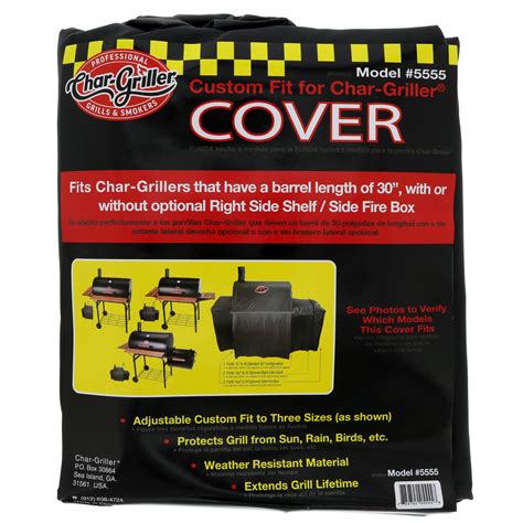 Char-Griller Pro Deluxe Mid Size Charcoal Grill Cover - Shop Grill ...