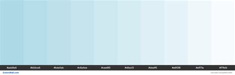 Tints of Light Blue #ADD8E6 hex color - ColorsWall | X11 color, Hex colors, Romantic colors