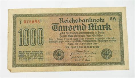 IMCS Militaria | Third Reich Reichsmark Bank Note with anti Jew print