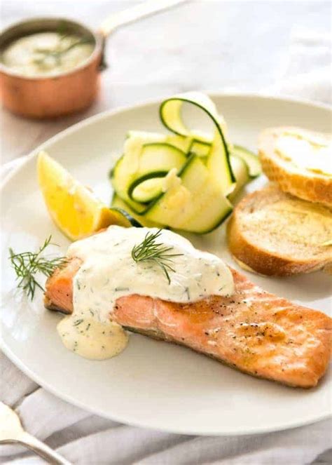 Creamy Dill Sauce for Salmon or Trout | RecipeTin Eats