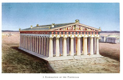 Parthenon Reconstruction Before And After