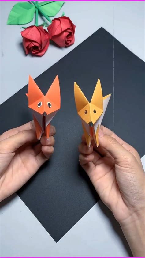 animal paper craft template | Origami crafts, Origami design, Paper crafts origami