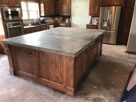 Integrally Colored Concrete Countertops for the Kitchen. Beautiful ...