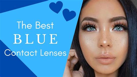 The Best Blue Colored Contact Lenses | lens.me - YouTube