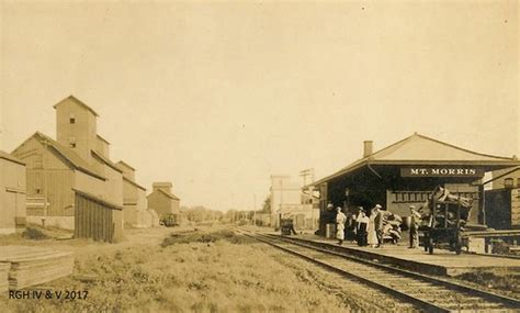 Mt. Morris IL Depot | This a scan of a popular Mt. Morris po… | Flickr