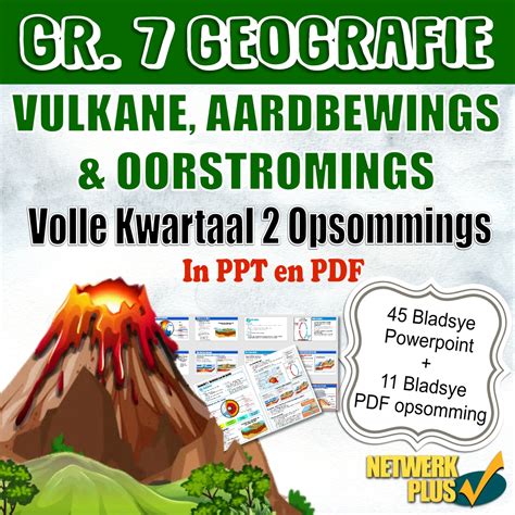 Graad 7 Geografie – Kwartaal 2: Vulkane, Aardbewings & Oorstromings ...