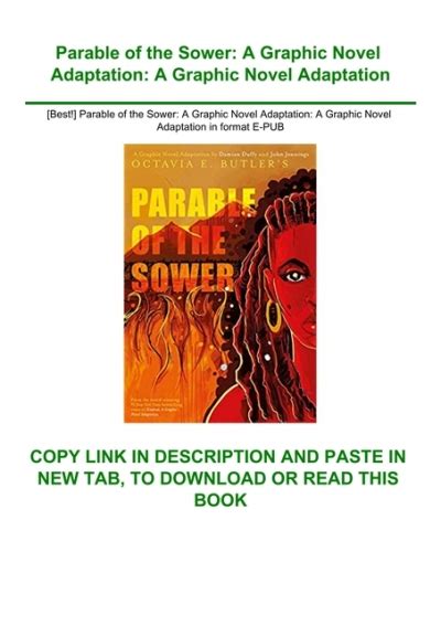 [Best!] Parable of the Sower A Graphic Novel Adaptation A Graphic Novel ...