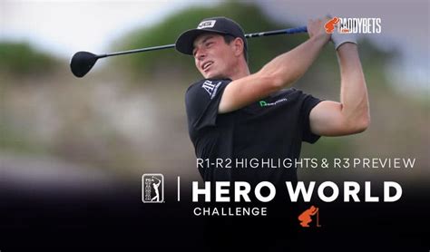 Hero World Challenge 2022: Round 1&2 Recap + Round 3 Odds