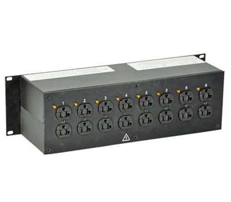 Lex 3RU Rack Mount Power Distribution, 50 Amp California-style locking ...