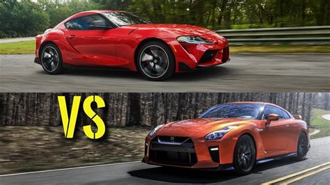 Toyota Supra 2020 vs Nissan GT-R - YouTube