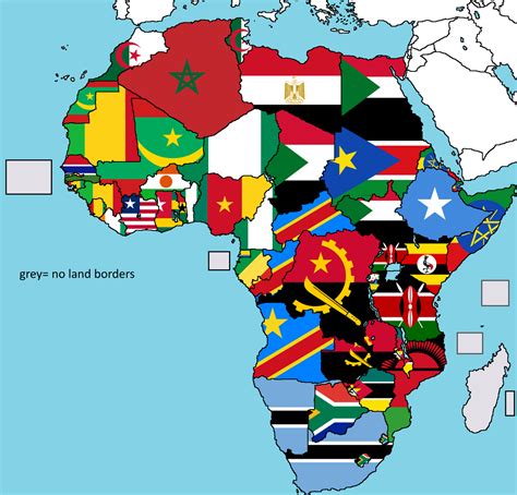 A flag map of Africa but each flag is determined... - Maps on the Web