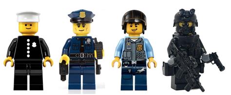 part identification - Are all of these police minifigs from LEGO? - Bricks