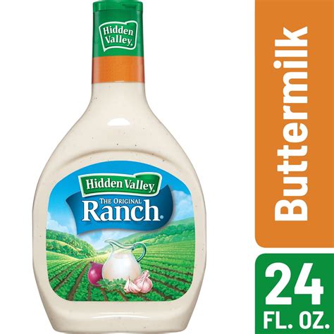 Hidden Valley Buttermilk Ranch Salad Dressing & Topping, Gluten Free - 24 Ounce Bottle - Walmart ...