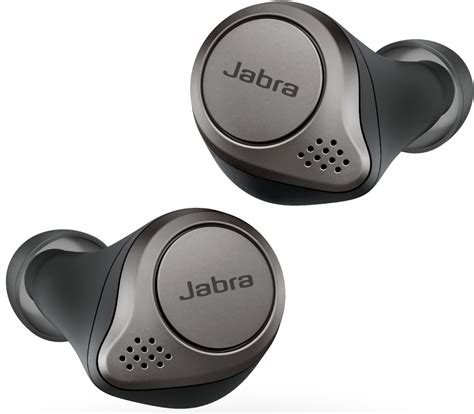 Jabra Elite 75t True Wireless In-Ear Headphones Titanium Black 100-99090000-02 - Best Buy