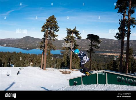 Ski Resort, Big Bear Lake, California, USA Stock Photo - Alamy