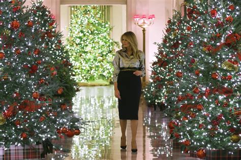 Melania Trump 2021 White House Christmas Pictures