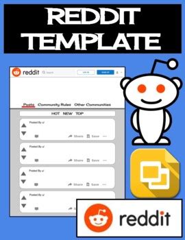 Reddit Template (Editable on Google Slides) by Classroombop | TPT