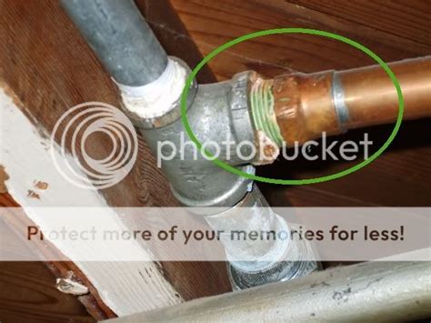 Plumbing Problems: Galvanized Pipe To Copper