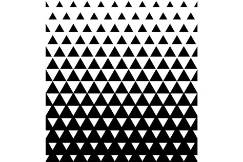 Halftone Triangular Pattern Vector. Abstract Transition Triangular Pattern Wallpaper. Seamless ...