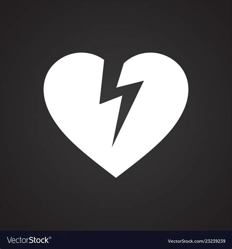 Broken Heart Png Black Screen - Search more hd transparent black heart ...