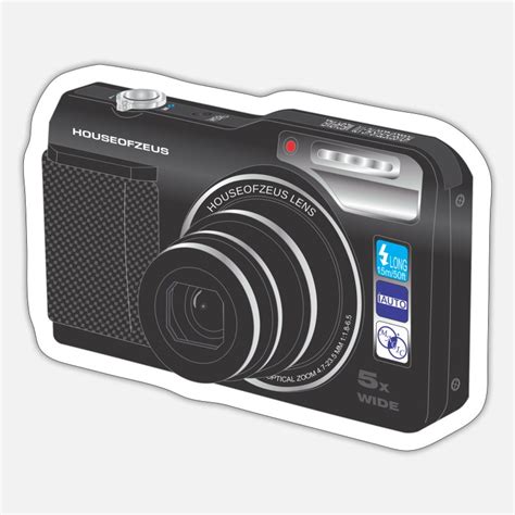 Digital Camera Stickers | Unique Designs | Spreadshirt