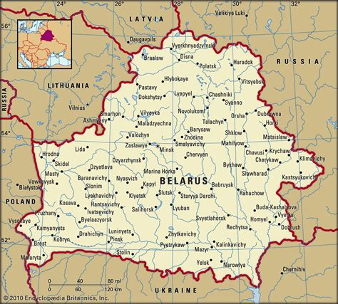 Карта беларуси на английском языке - 87 фото