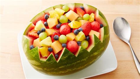 Carved Watermelon Bowl Recipe - BettyCrocker.com