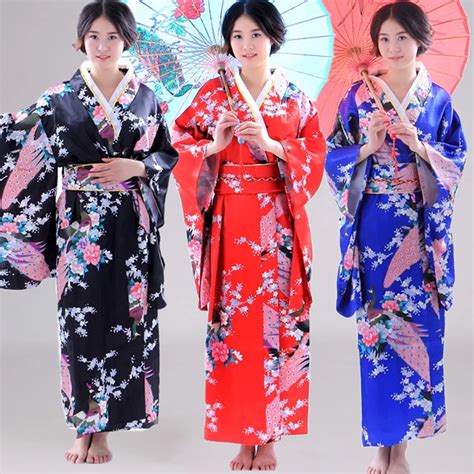 Festival of Sakura Clothing for Women Japanese Traditional Yukata ...