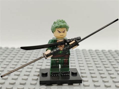 One Piece Roronoa Zoro Custom Minifig – Dx Games & More