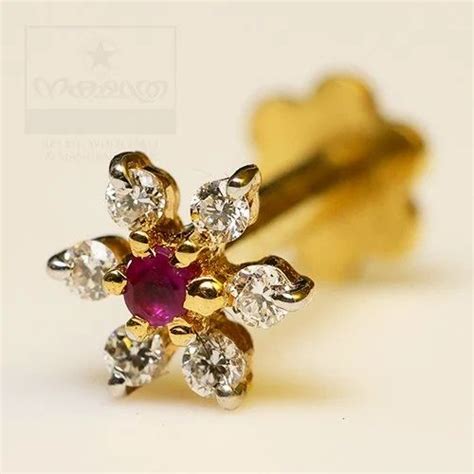 Real Diamonds Radiant Diamond Nose Pin, Weight: 10 Gram at Rs 10000 in Greater Noida